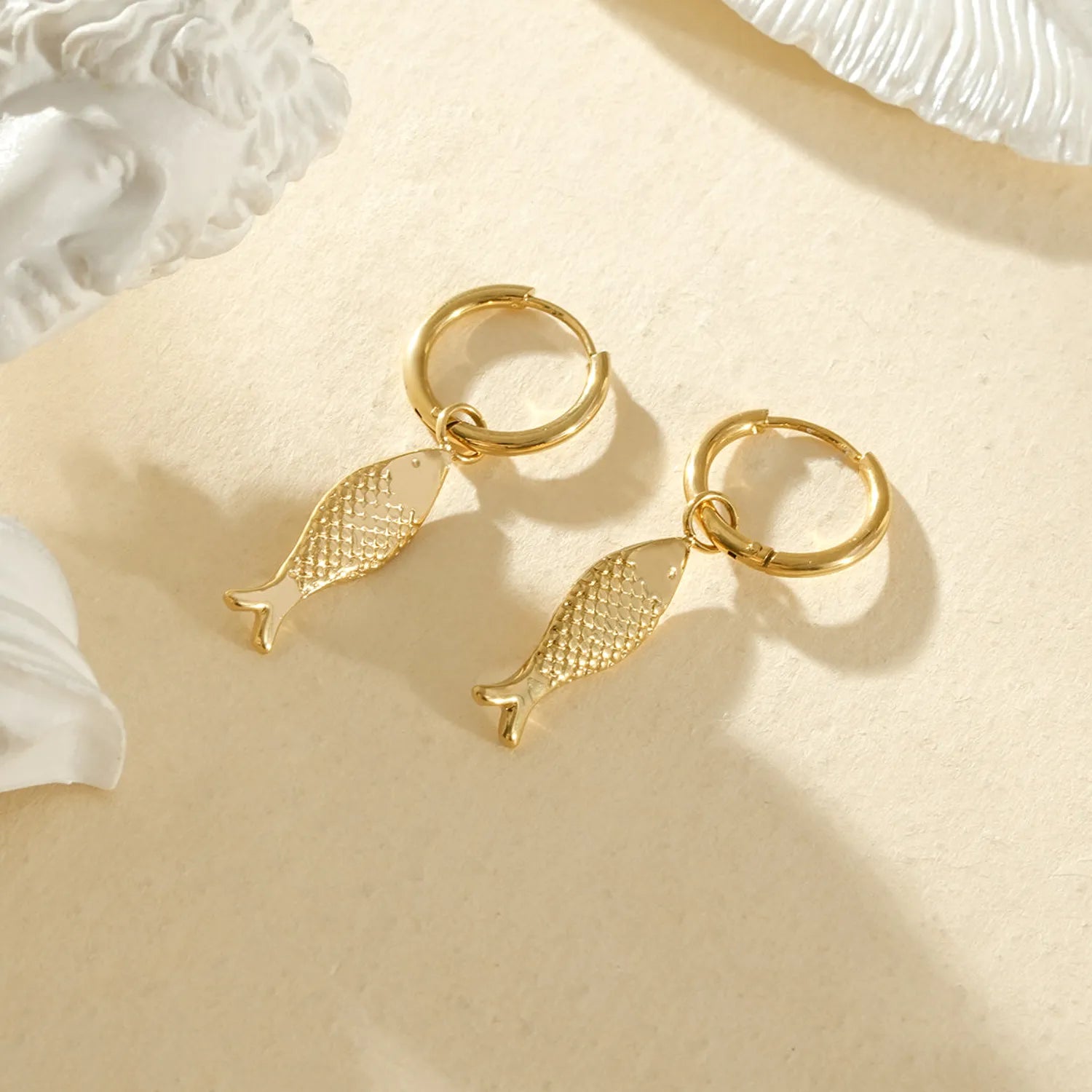 Boucles d’oreilles poisson doré
