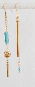 Boucles d’oreilles dépareillées asymétriques - ENORA