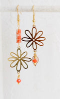 Boucles d’oreilles dépareillées asymétriques - ENORA