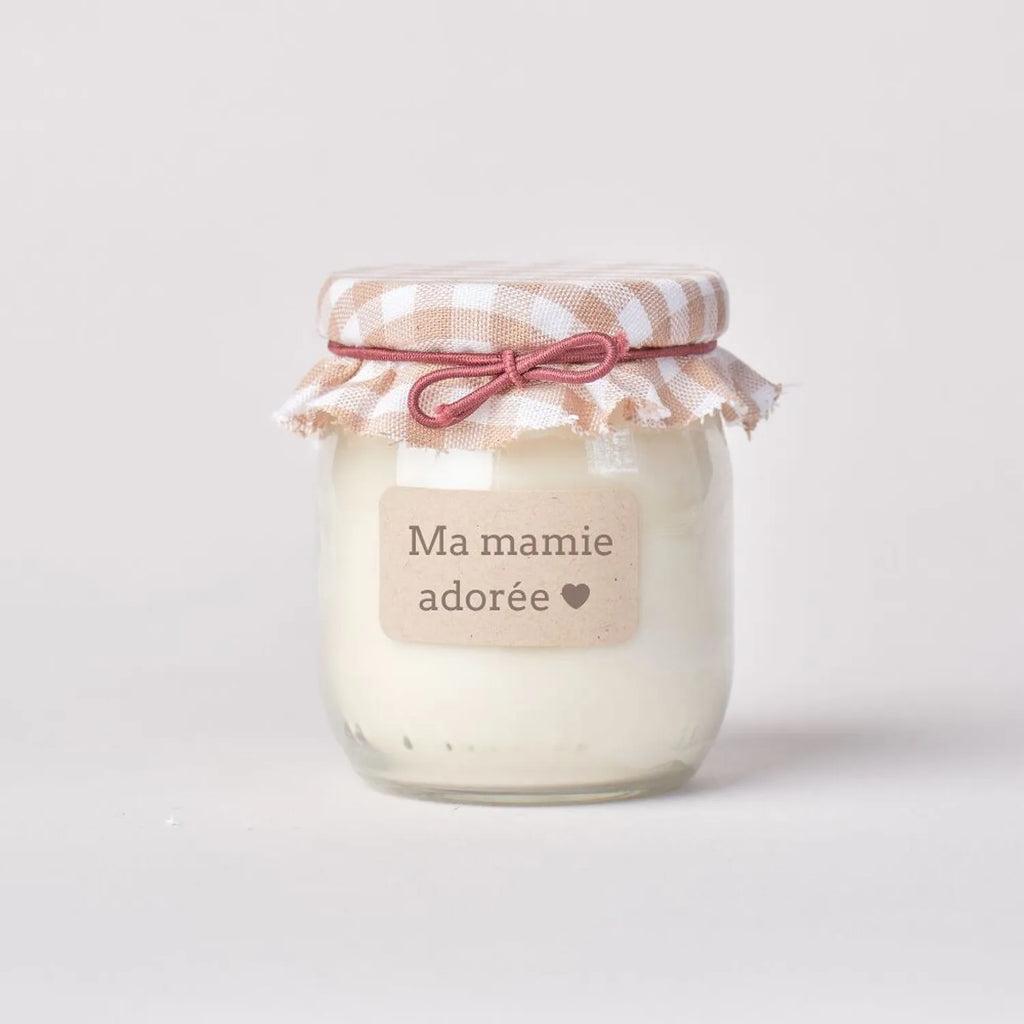 Bougie parfumée à message - Ma mamie adorée