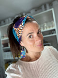 Bandeau style africain ethnique + boucles d’oreilles souples