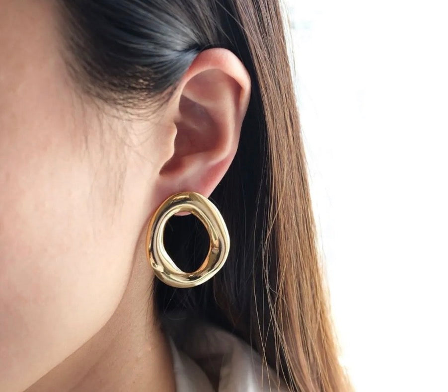 Boucles d’oreilles ovales