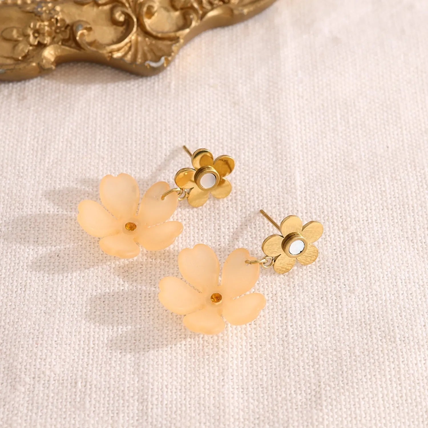 Boucles d’oreilles fleurs