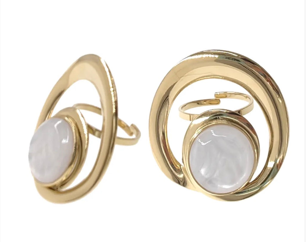 Bague doré Eva