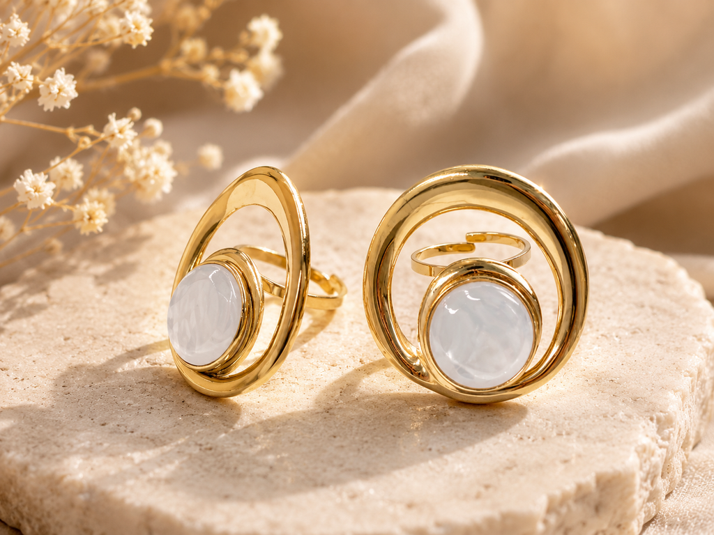 Bague doré Eva