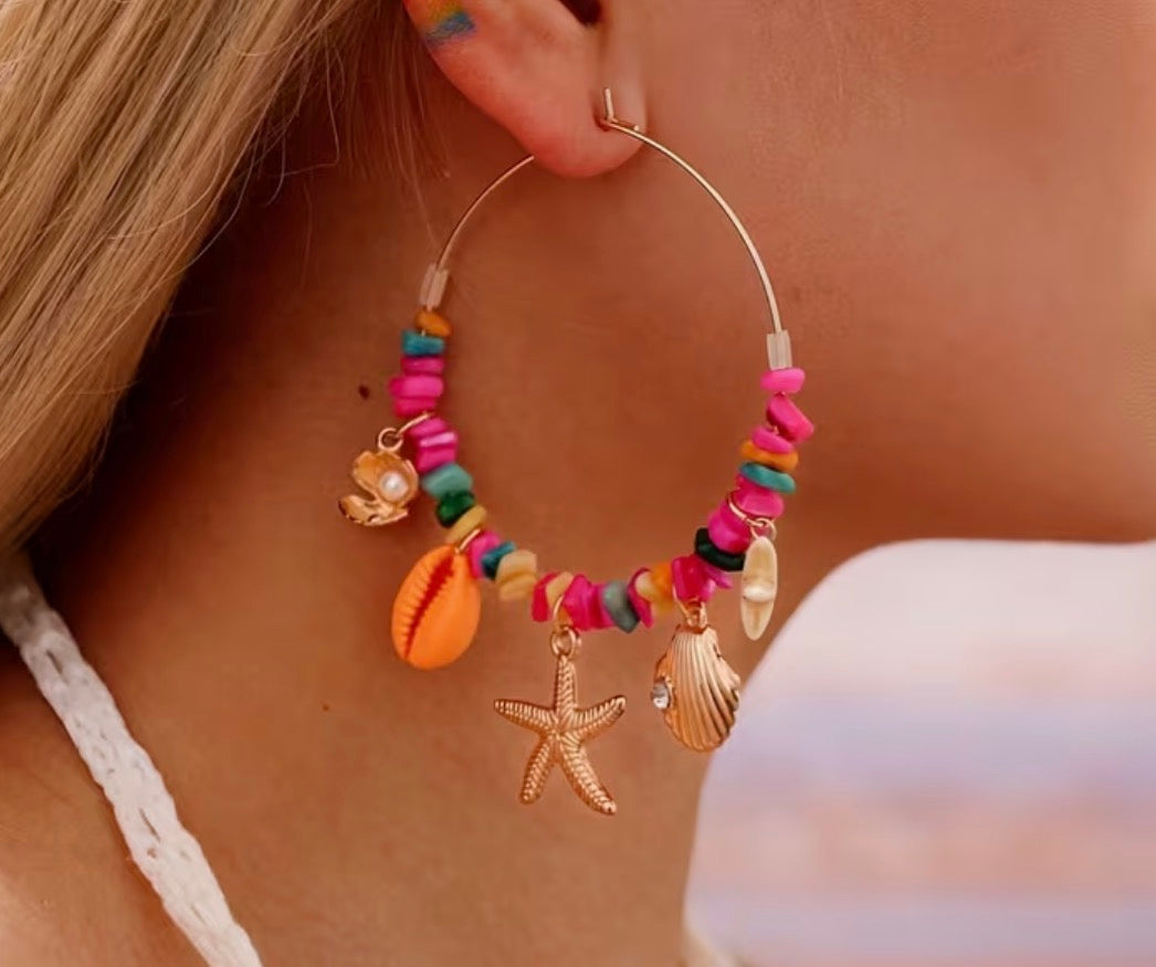 Créoles multicolores - plage