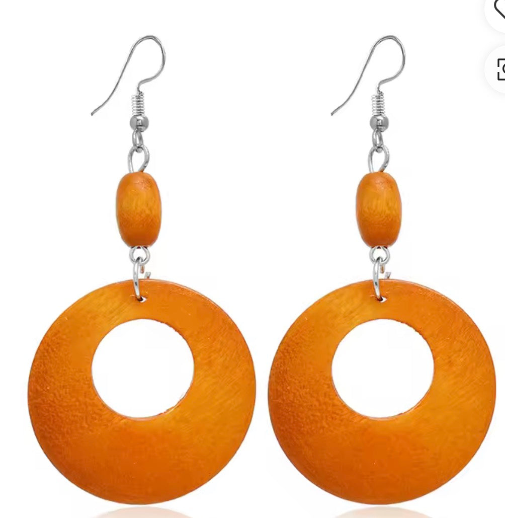 Boucles d’oreilles ethnique fantaisie