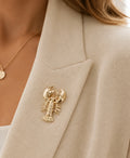 Broche Pin’s Homard - doré