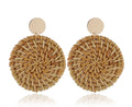 Boucles d’oreilles fantaisie en osier