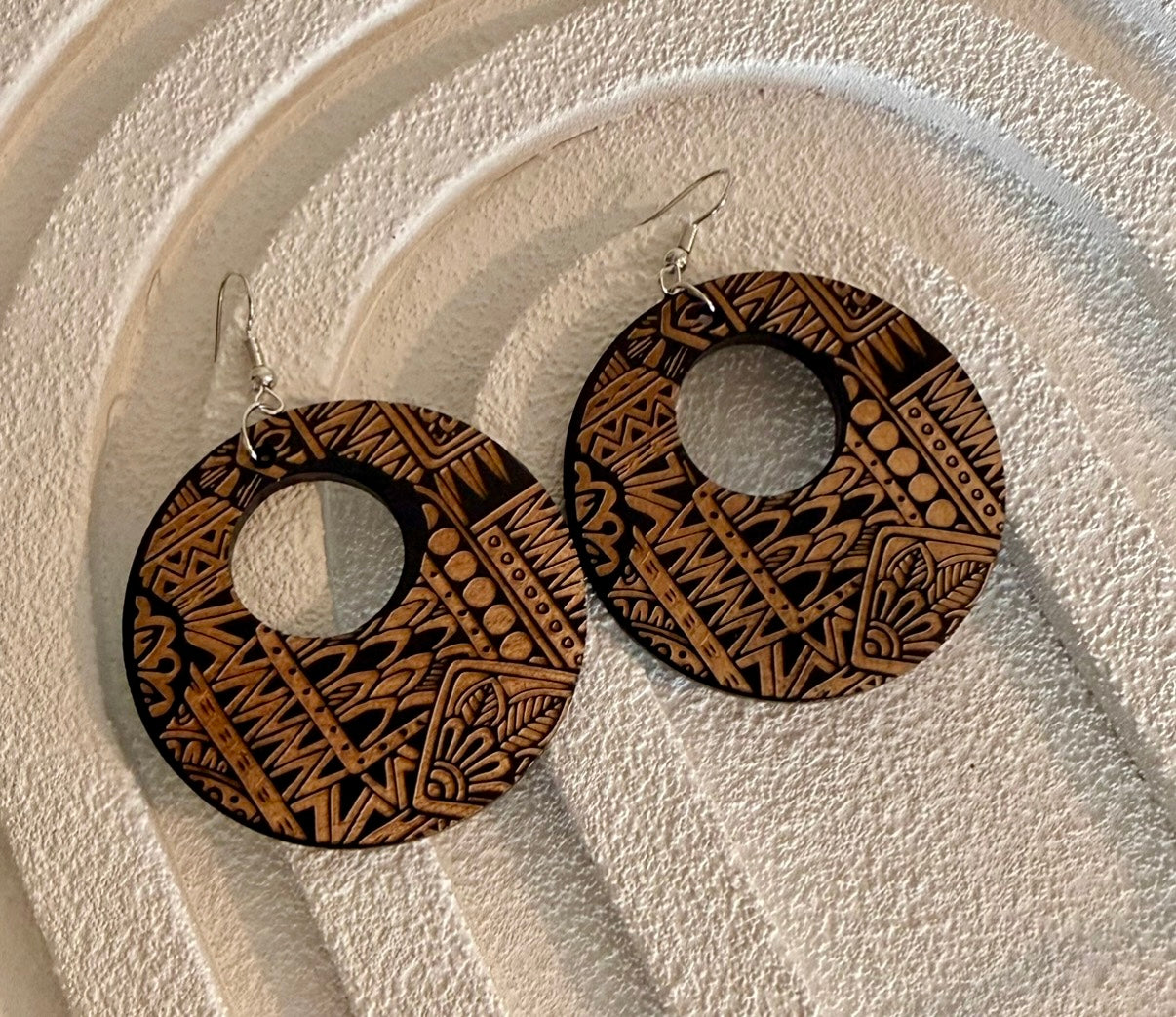 Boucles d’oreilles ethnique fantaisie
