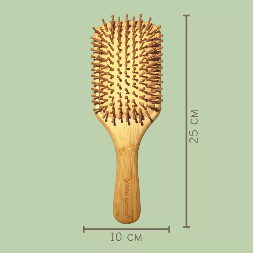 Brosse cheveux en bambou XL