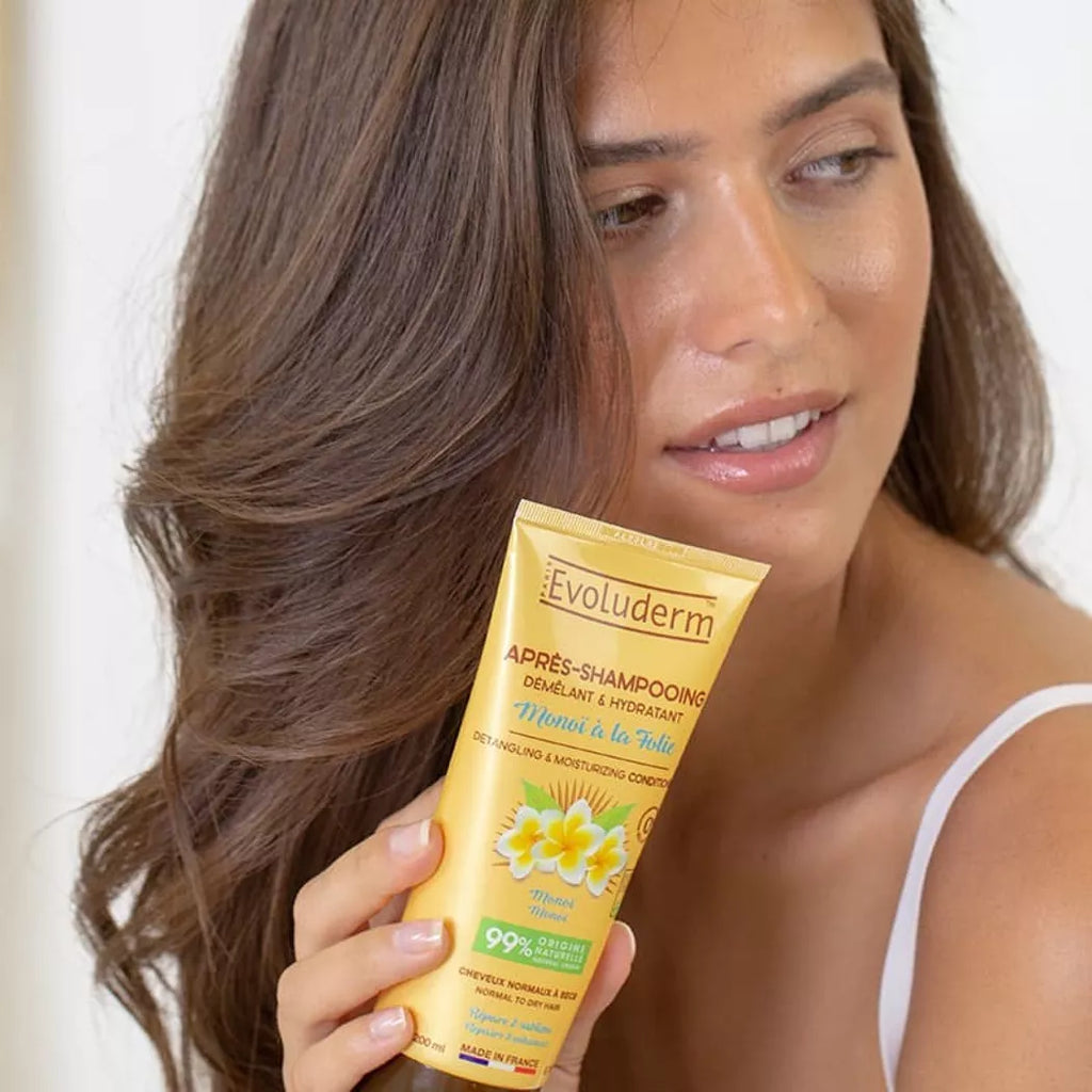 Après-Shampoing Démêlant & Hydratant Monoï - 200ml