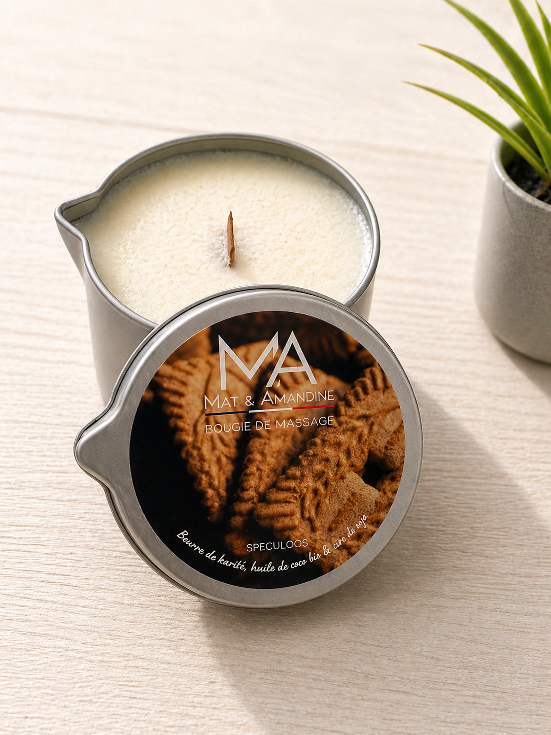 Bougie de massage - Spéculos