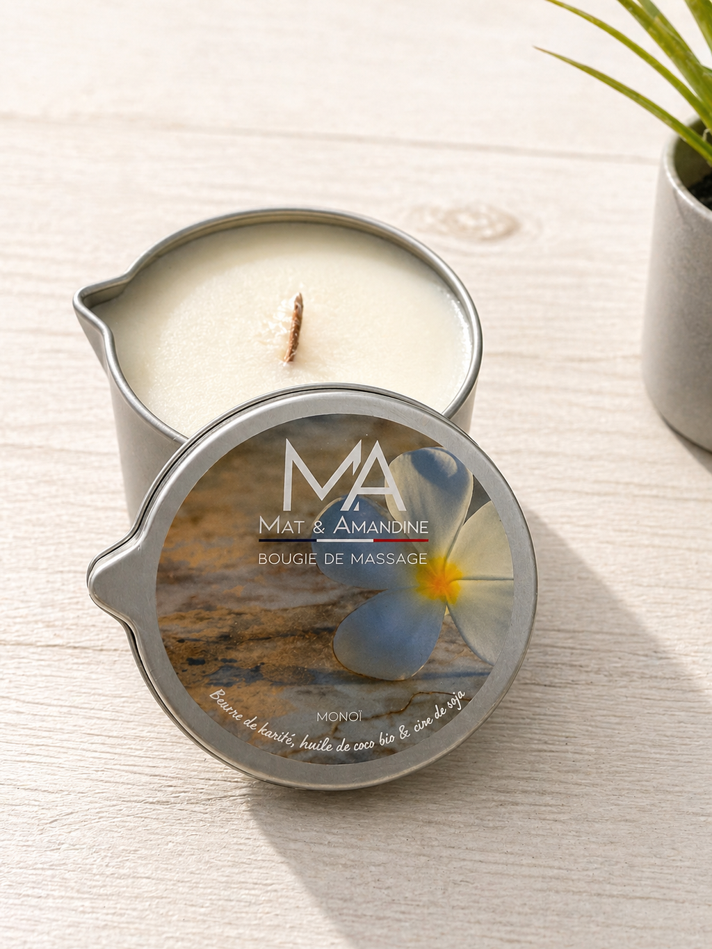 Bougie de massage - Monoï