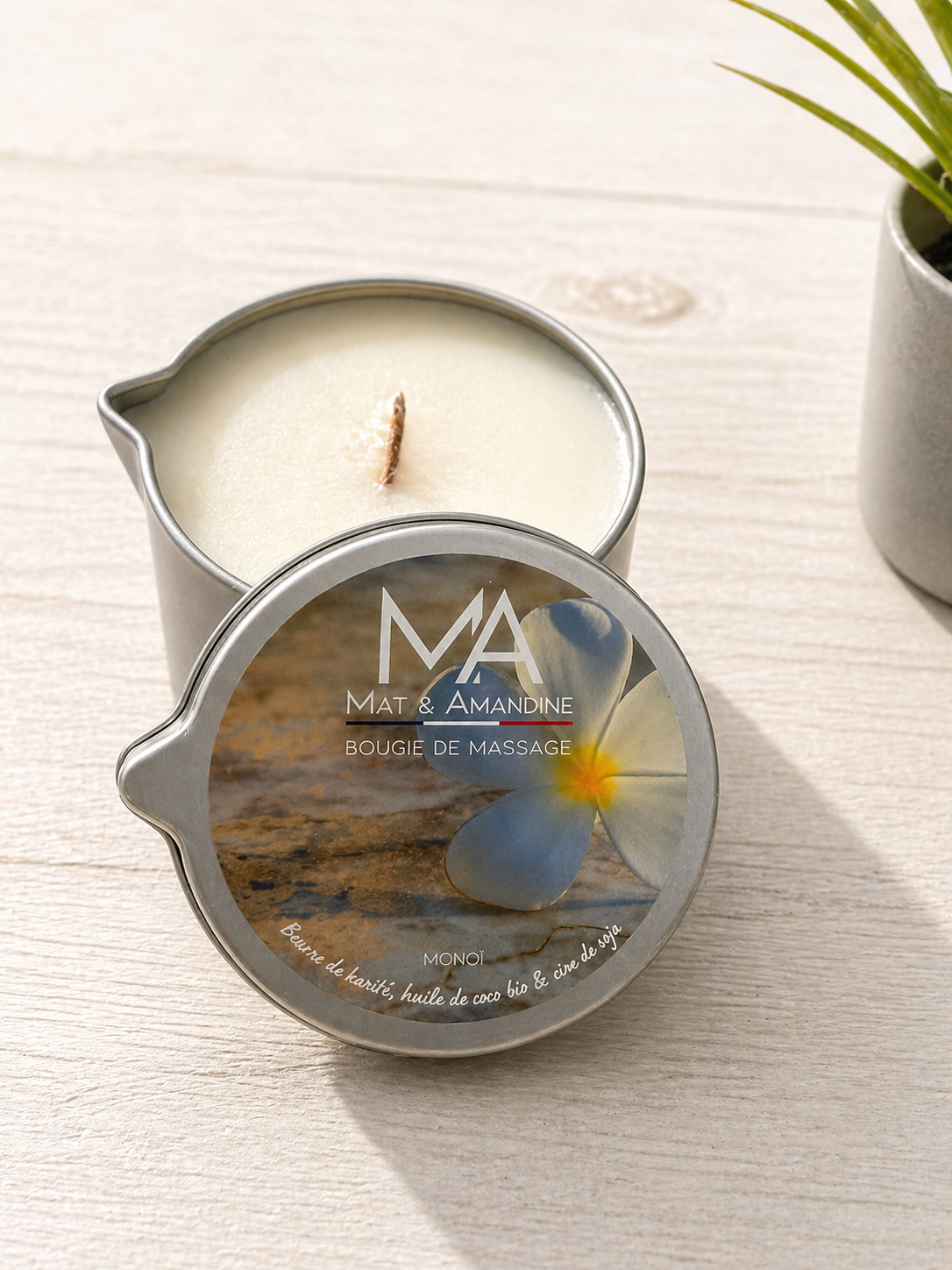 Bougie de massage - Monoï