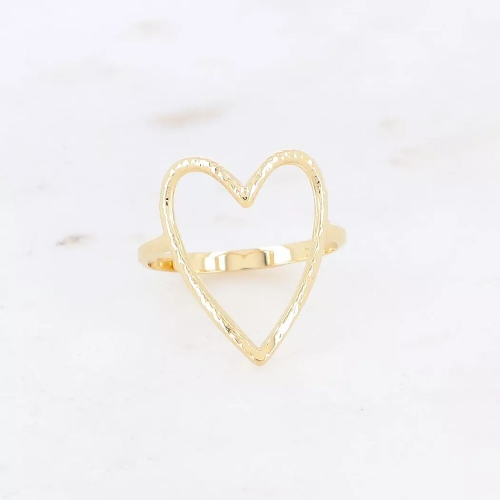 Bague - coeur ajouré