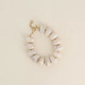 Bracelet perles - Beige doré