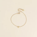 Bracelet chaîne - petit cœur doré