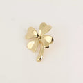 Broche Pin’s trèfle à feuilles - doré