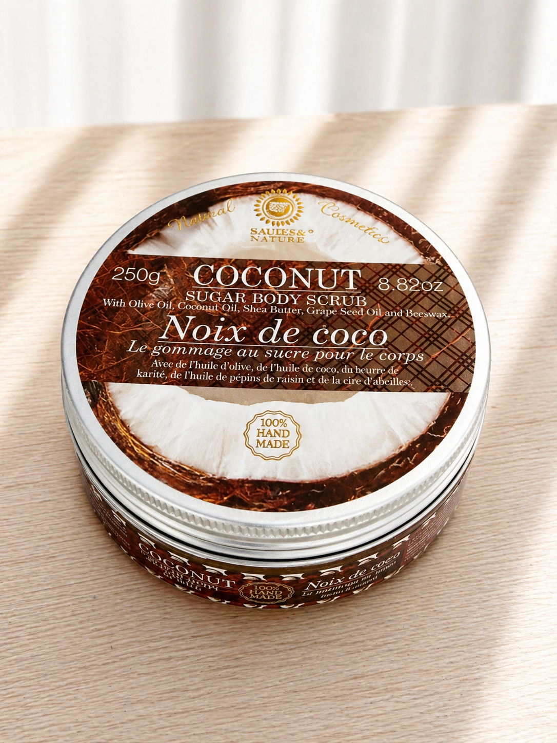 Gommage corps au sucre - Noix de coco