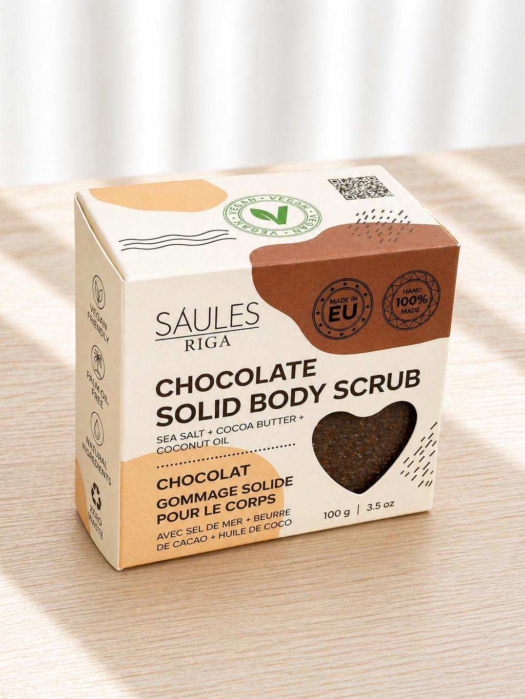 Gommage corps solide - chocolat