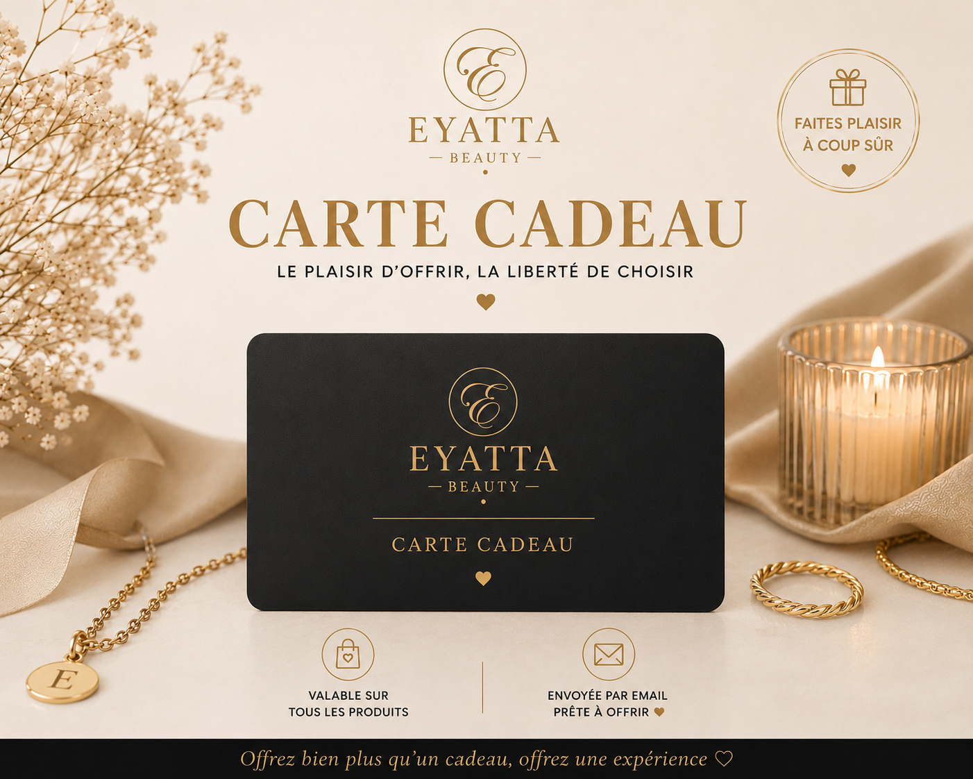 Carte cadeau - montant au choix