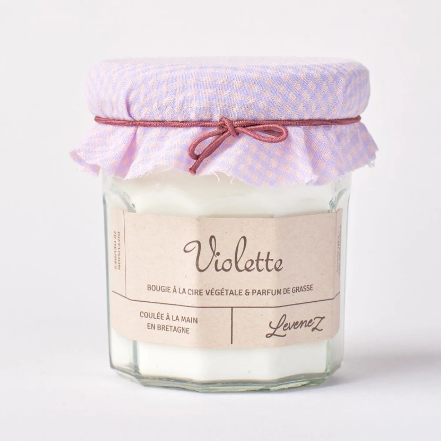 Bougie parfumée violette